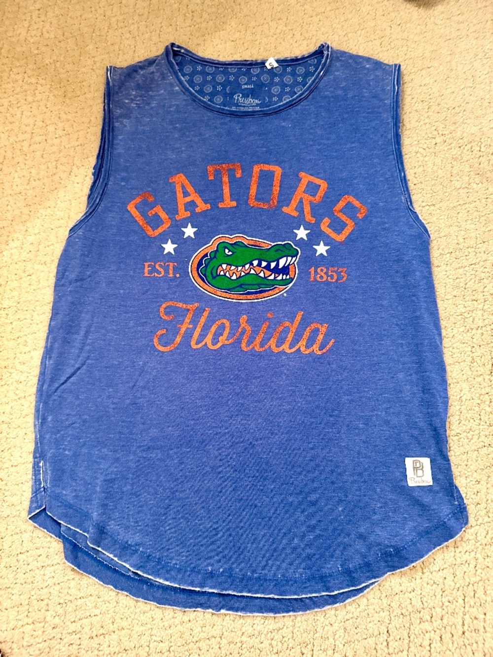 The University of Florida - Gators - Women's Blue Sleeveless Tank Top - Small